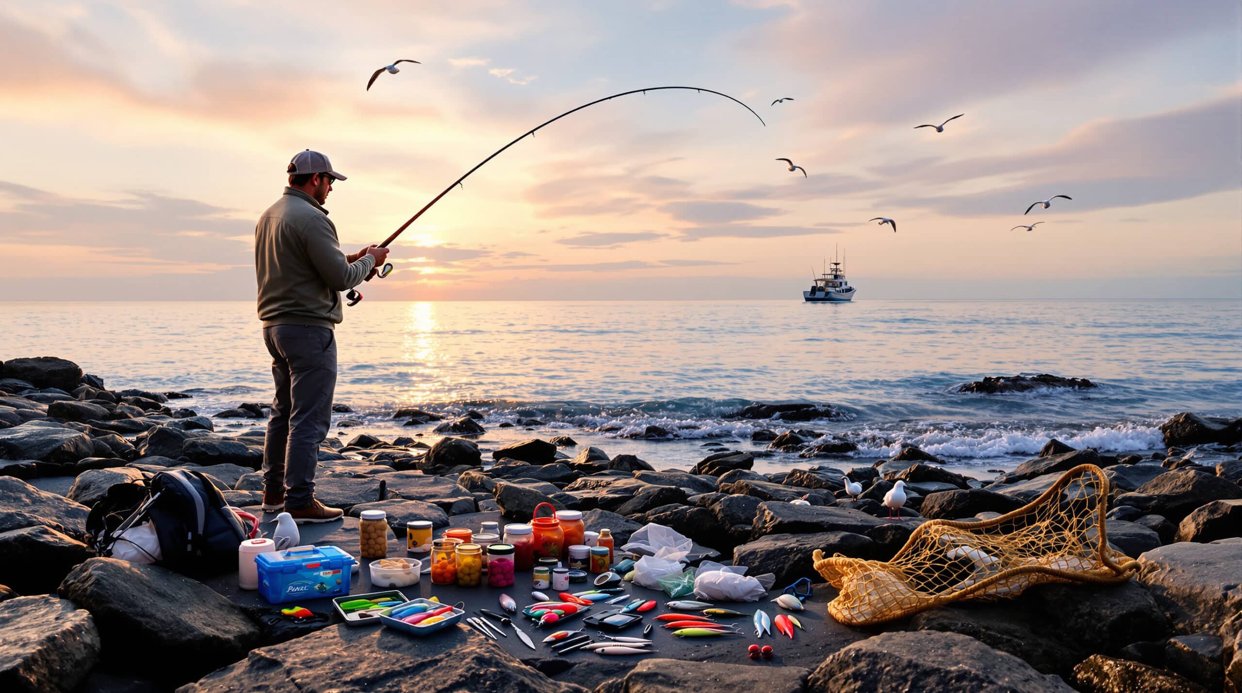 Выбор и подготовка снасти для ловли с берега